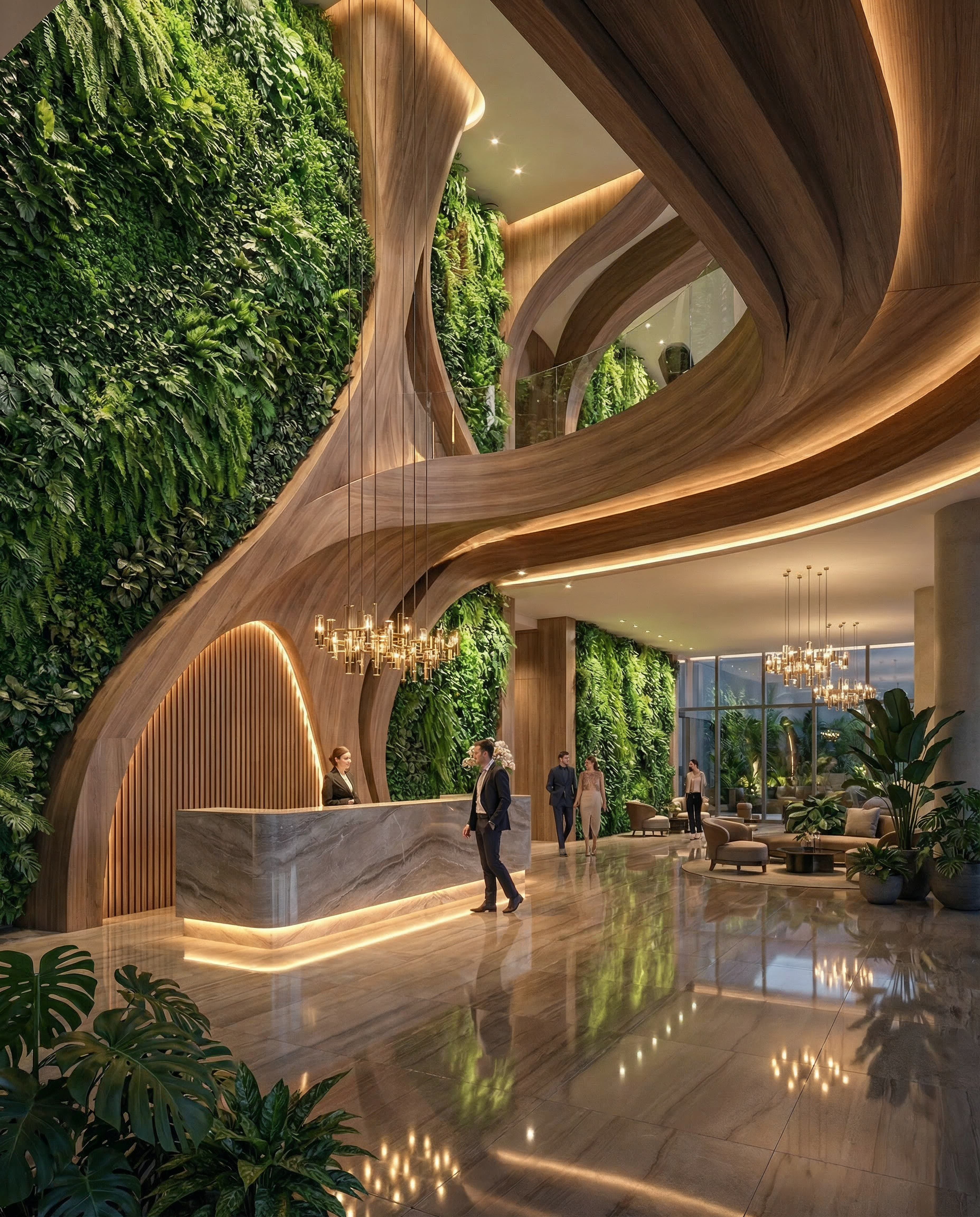 Oasis Vertical — Lobby