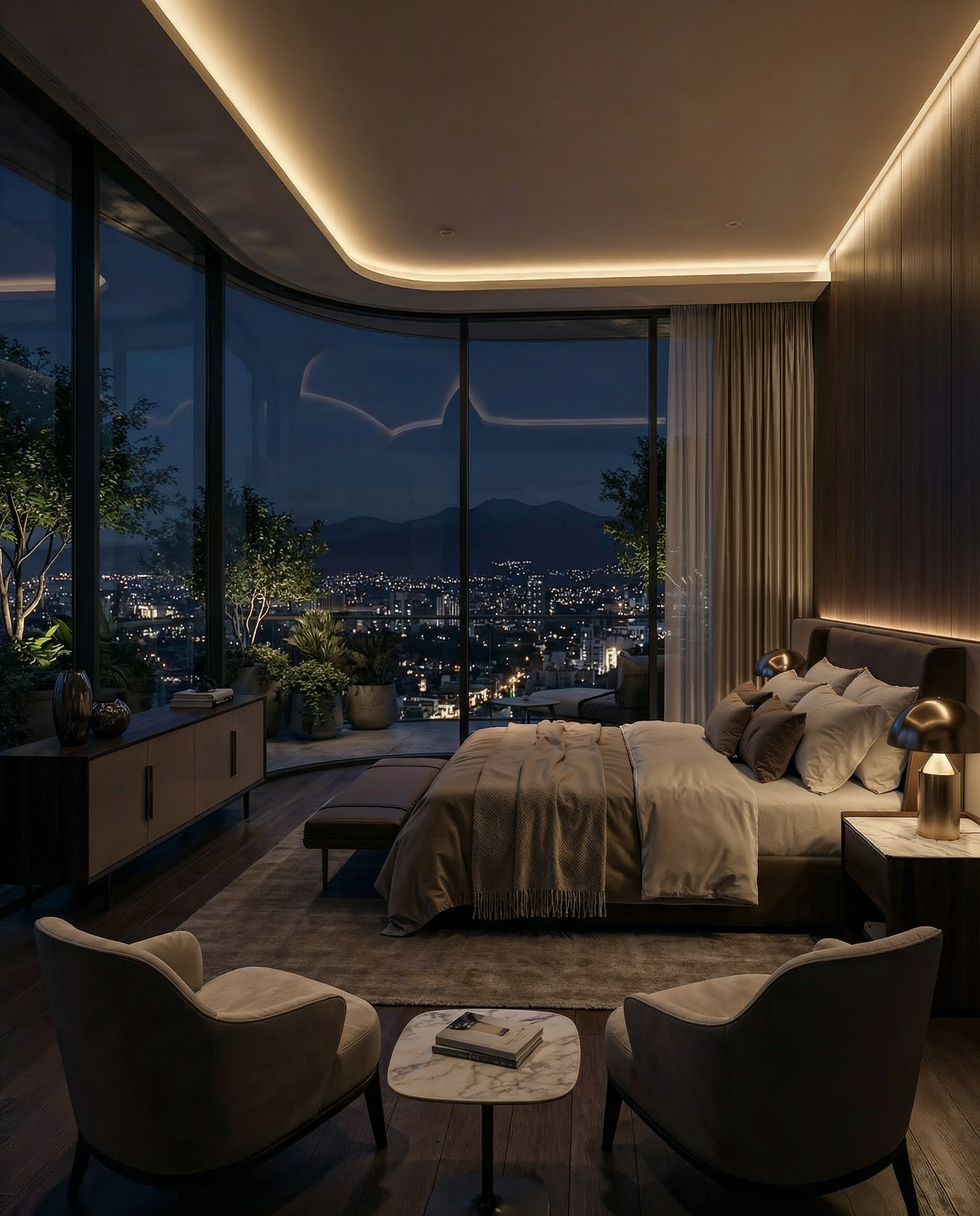 Oasis Vertical — Master Suite